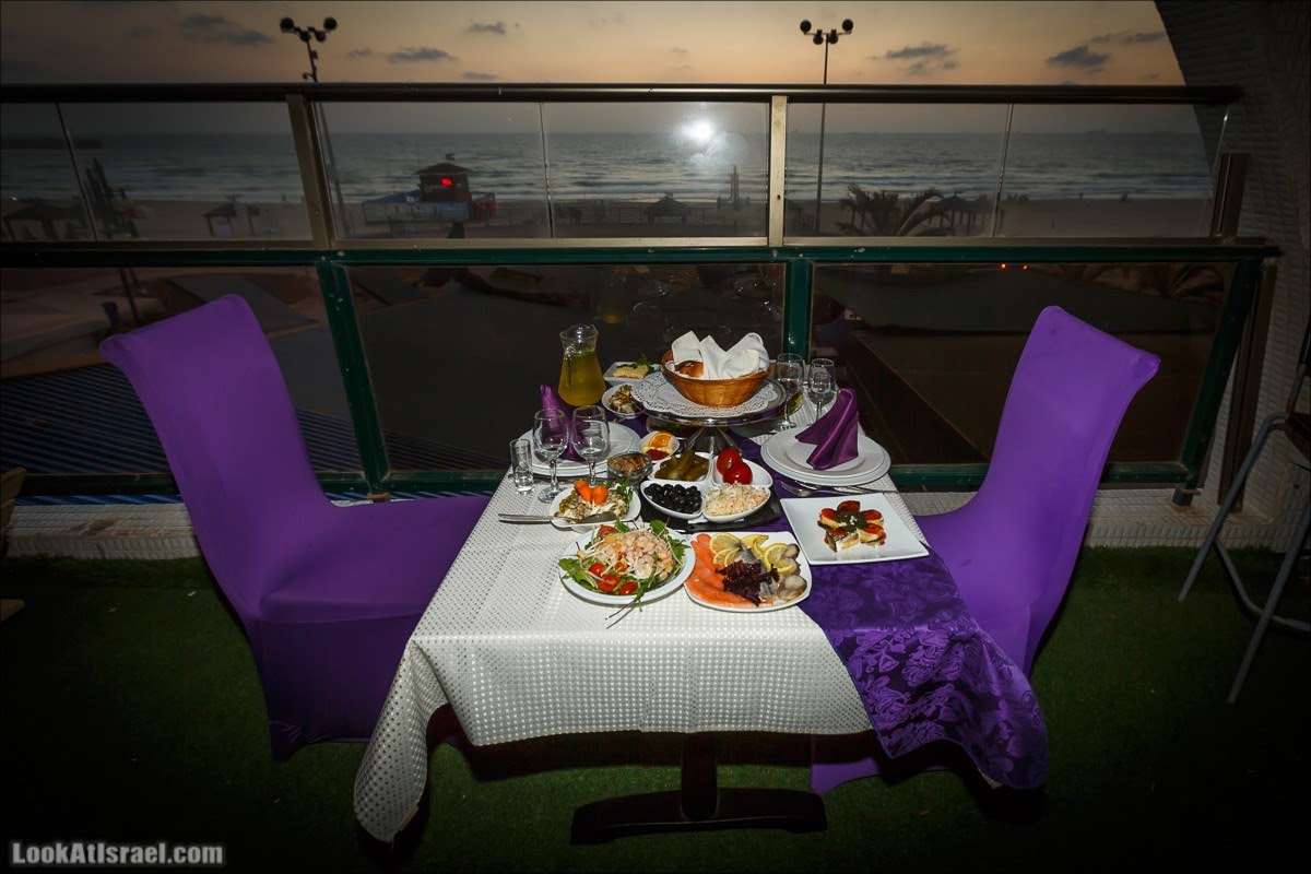Романтический ужин на берегу Ашдода