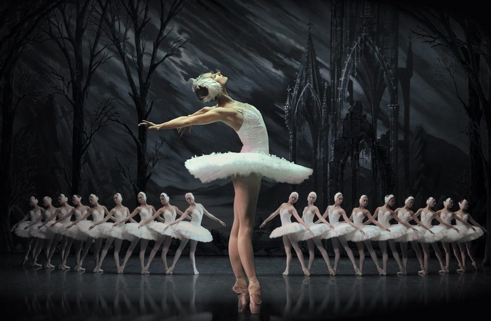 Ирина Колесникова так прекрасна и грациозна, что создается впечатление, будто на сцене настоящий лебедь