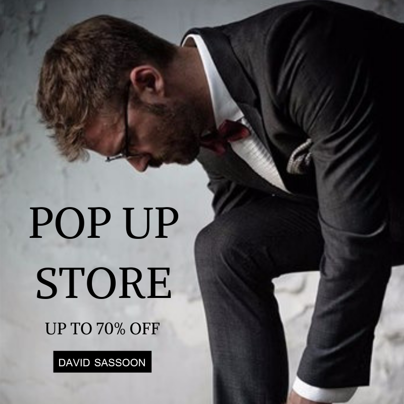 Pop-Up распродажа от David Sassoon: скидки зашкаливают!
