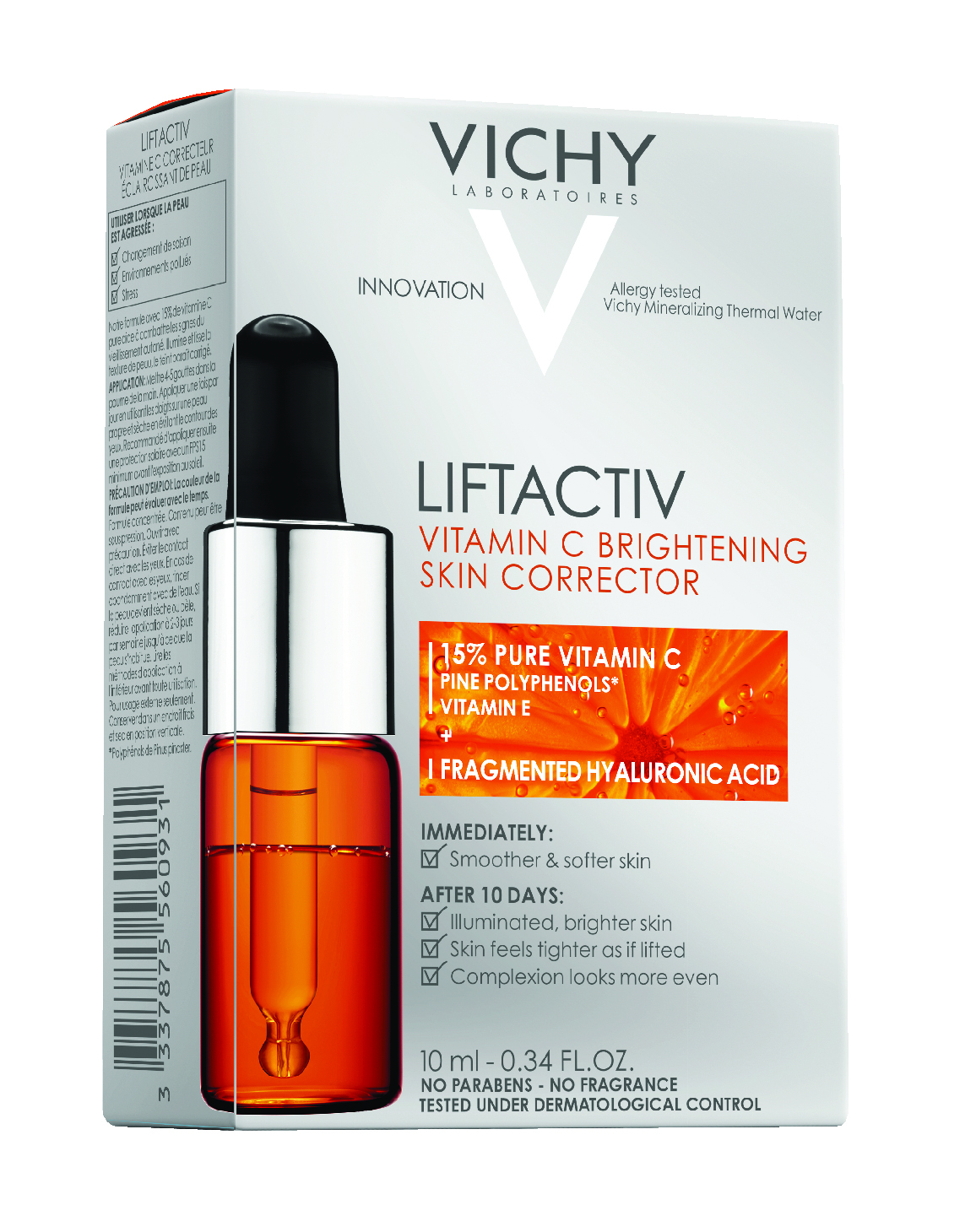 Французский бренд дермокосметики Vichy расширяет анти-эйджинговую линейку LIFTACTIV и представляет новинку:  LIFTACTIV с витамином С   