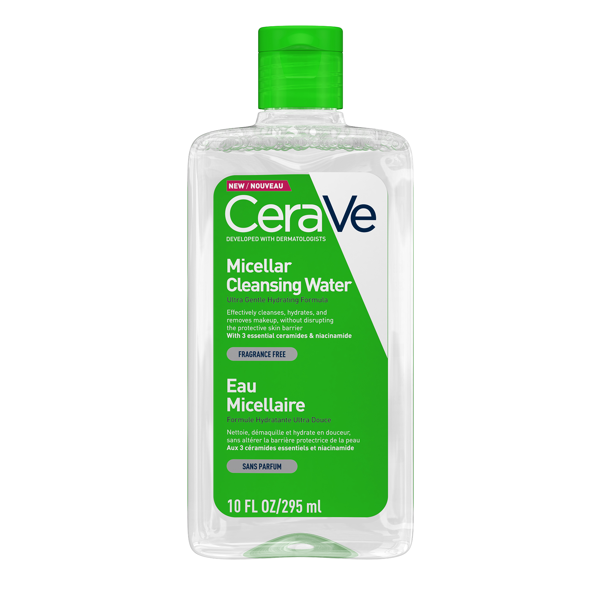    Новинка от CeraVe:   увлажняющая и очищающая мицеллярная вода