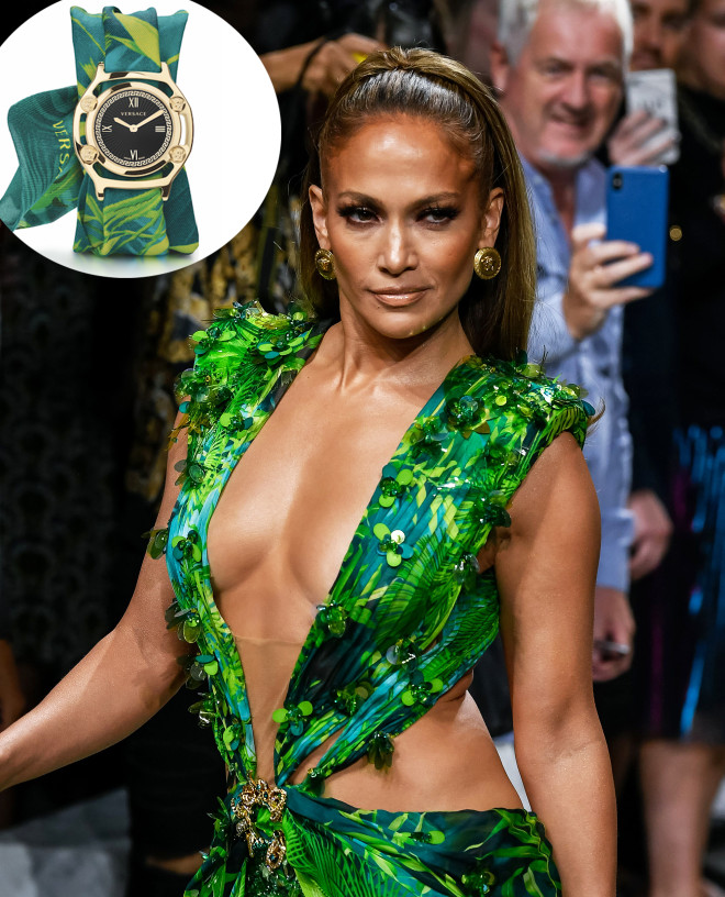 Versace выпустят часы по мотивам культового платья Дженнифер Лопес