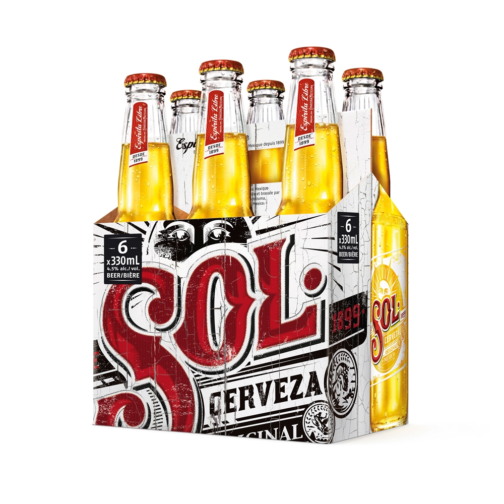 “Солнечное” пиво Sol из Мексики