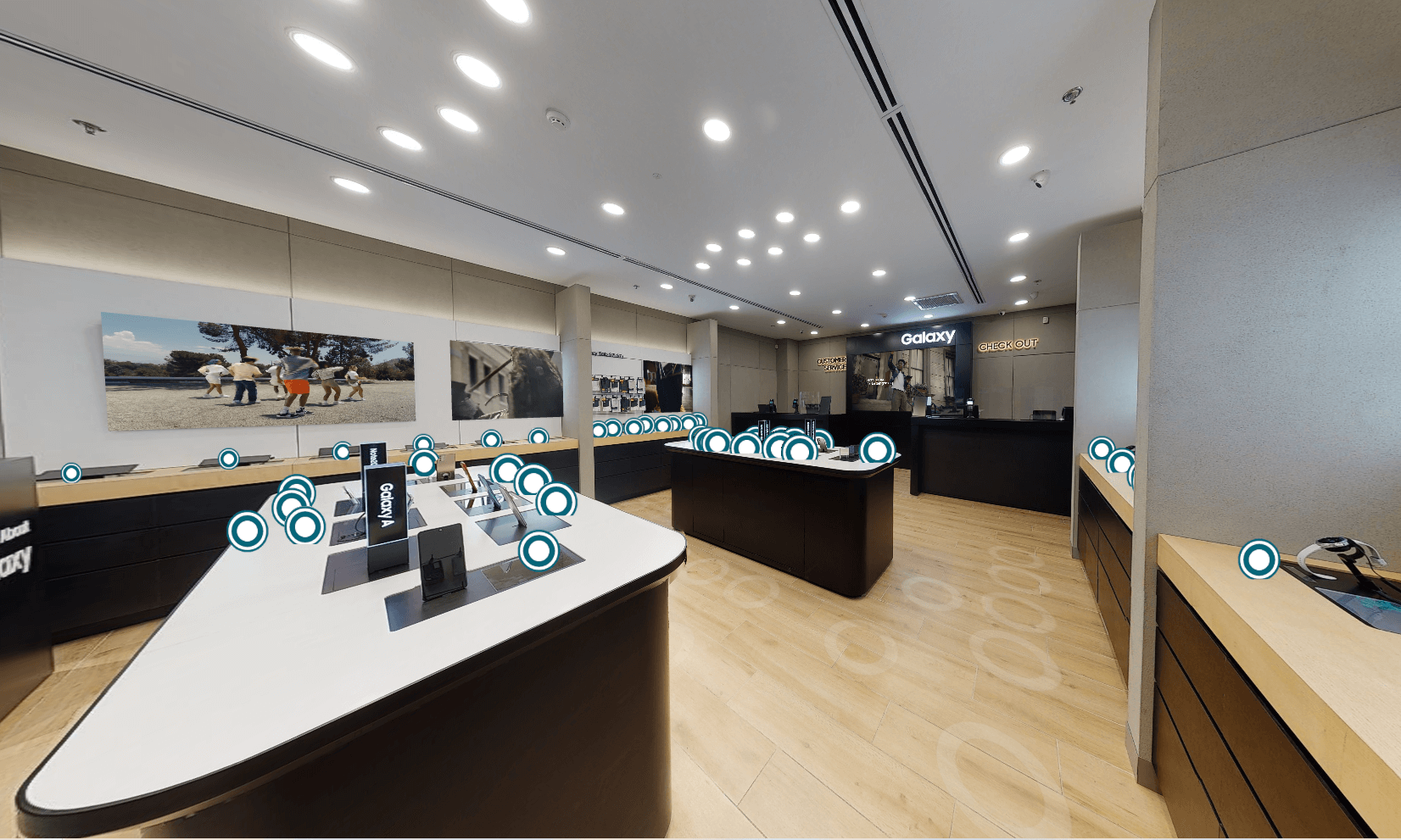 Samsung открывает новый виртуальный магазин 360°