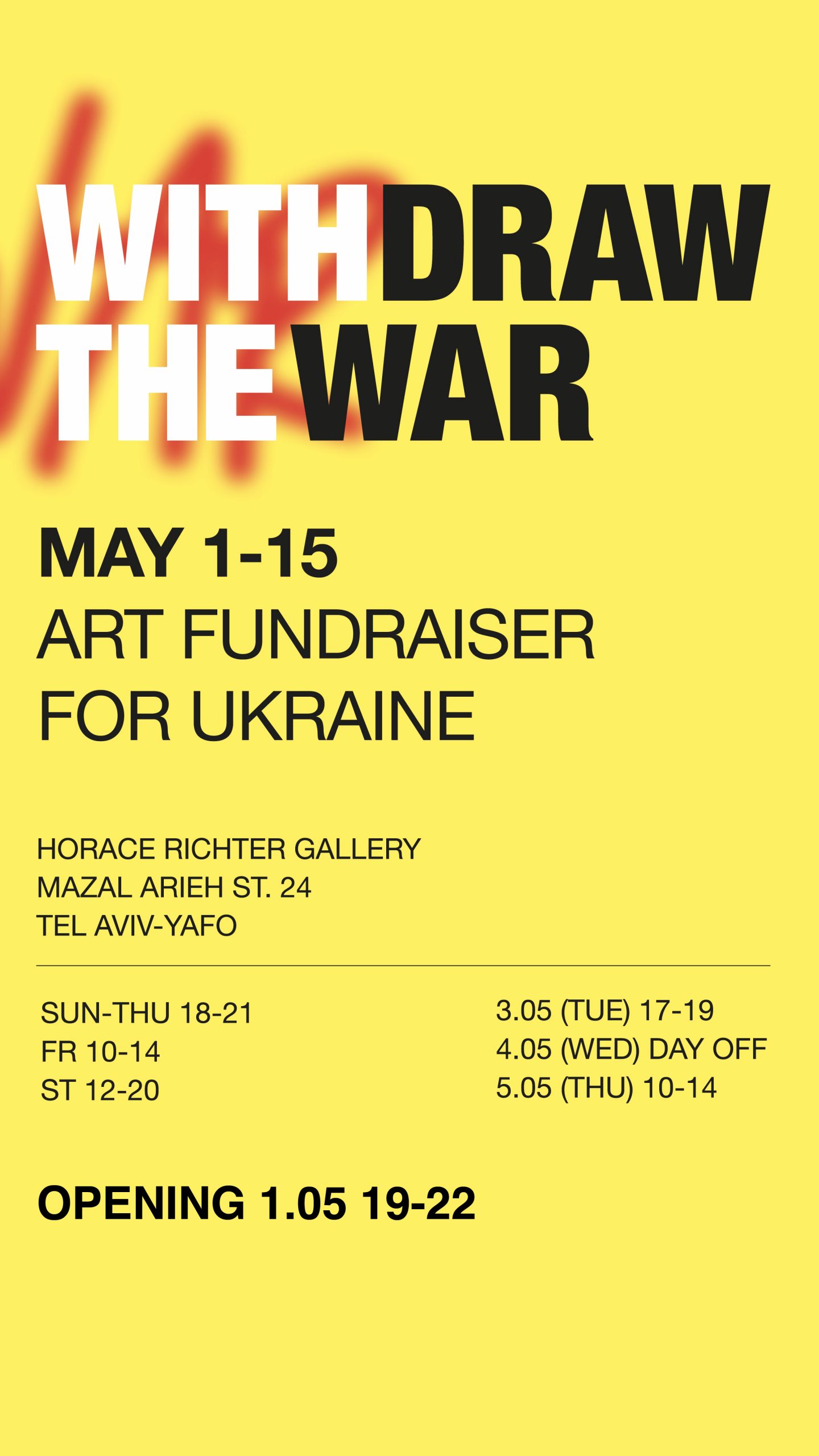 WithDraw the war – благотворительная выставка-продажа картин израильских и украинских художников
