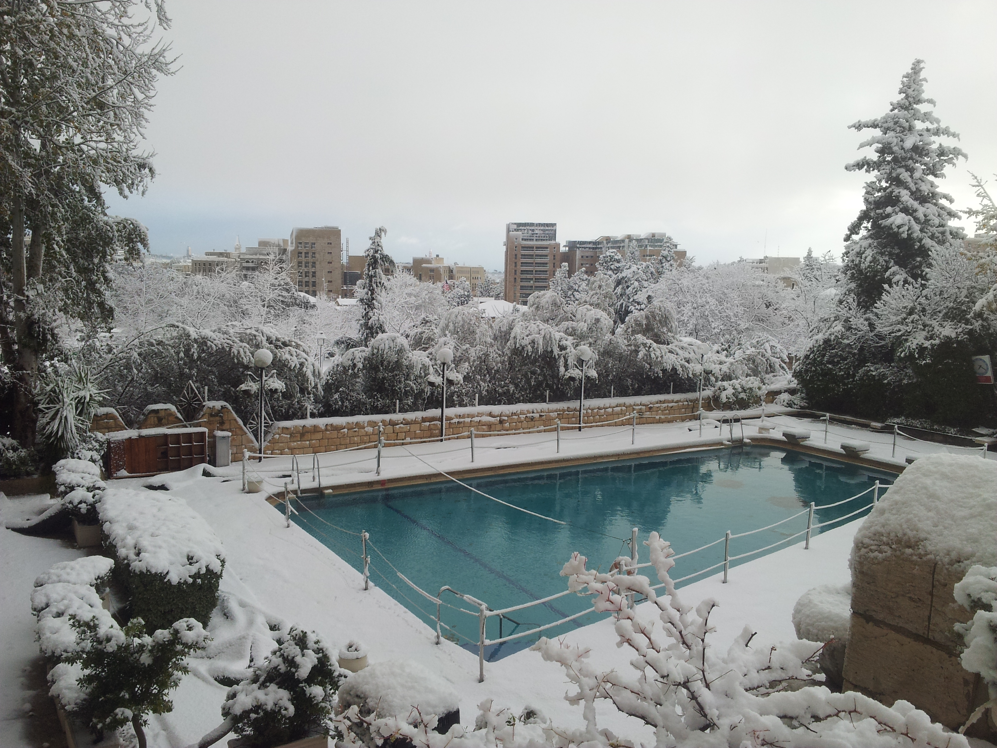 Гостиницы  Fattal в Иерусалиме готовы к снежной буре