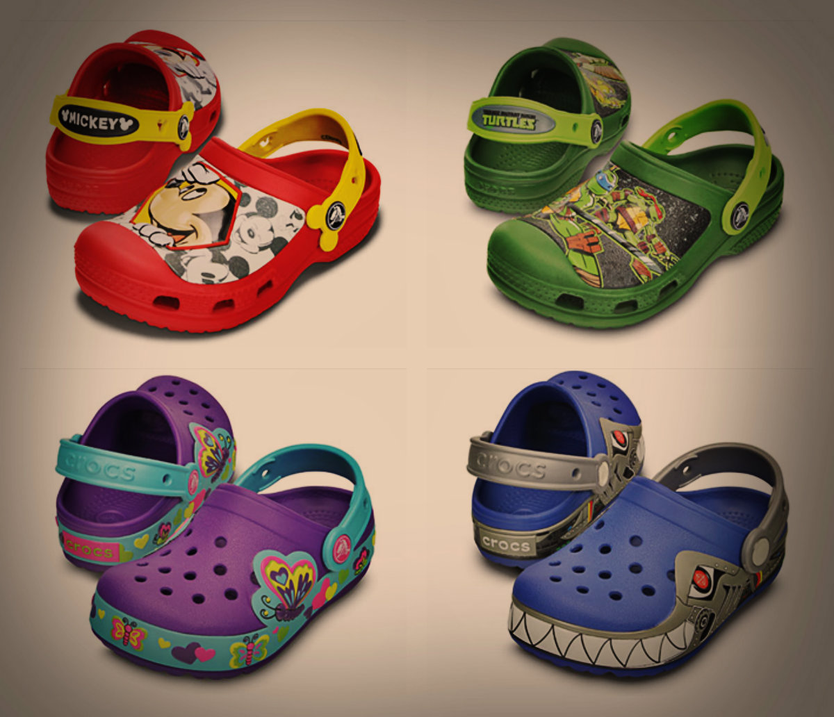 Светящаяся обувь — новинка в магазинах Crocs!